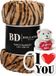 Bellatio Design Valentijn cadeau set - Fleece plaid/deken tijger print met I love you mok en beertje