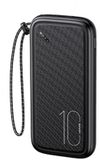 USAMS Powerbank PB56 10000mAh 2xUSB / USB-C / MicroUSB Snelladen Noir/Noir 10KCD15001 (US-CD150)