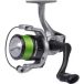 Abu Garcia Max X Spinning Reel met Lijn, Zoetwatervisser Vissen op Snoekbaars Baars, Aluminium Spoel, Robuust Ambidexter 3000 Reel Maat 5.2:1 Versnelling Grijs Zwart