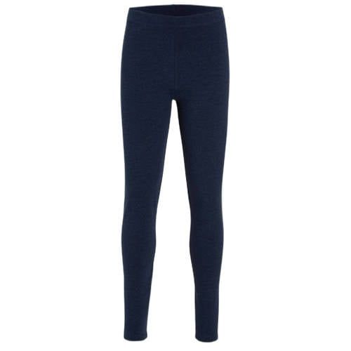 Anytime legging donkerblauw melange