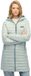 Superdry Fuji Lite Middellange Gewatteerde Capuchonjas Dames Puritan Grey