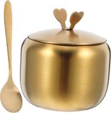 Inox Suikerpot Kruidenfles - Goud