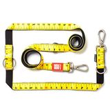 Max & Molly Multi Ruler Hondenriem Geel/Zwart S