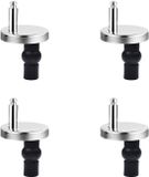 Merkloos 4 Sets Toiletzitting Bevestigingsset - RVS Schroeven & Moeren - Universeel voor Standaard Toiletzittingen
