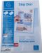Exacompta Pak van 100 L mappen- gladde PP 11/100ste - A4 - Transparant - 5670E
