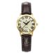 Jacques du Manoir Genesis JWL04904 Dames Polshorloge Ø28mm Goudkleurig Leren Band Bruin/Crème
