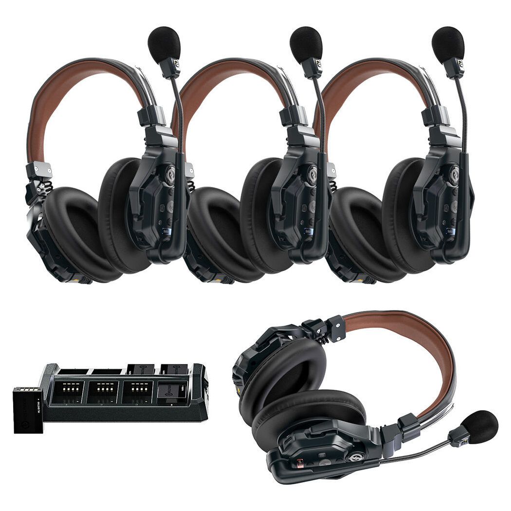 Hollyland Solidcom C1 Pro-4S-DH intercom systeem met Dubbele Headset