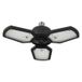 LEDVANCE Highbay Blade ceiling lamp in black, aluminium, with adjustable light wings, offers 60 W or 6500 lm in neutral white with 4,000 K, E27 screw thread, 337.5-mm diameter, IP20