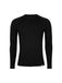 DANISH ENDURANCE Thermoshirt met Lange Mouwen voor Heren - van Merino Wol - Zwart - Maat L