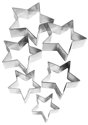 Dr. Oetker Sterren uitstekerset 6 stuks | Uitsteekvormen voor Kerstmis | 4044935010617