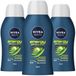NIVEA Men Douchegel Energy Mini Reisformaat - 3 x 50 ml
