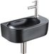 QeramiQ Fuente Fonteinset - 40x21.5x12cm - Zwart mat
