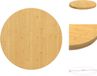 vidaXL Tafelblad Ø 70x4 cm bamboe