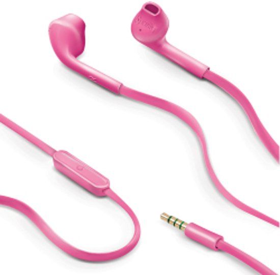 Celly UP100PK hoofdtelefoon/headset In-ear Roze
