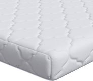 vidaXL Matras - Wit - 70 x 200 cm - Jacquard stof