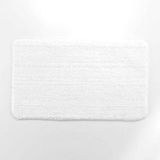 douceur Livetti Badkamermat Toiletmat Badmat 45x75cm - Wit met Zilver Glans