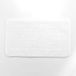 douceur Livetti Badkamermat Toiletmat Badmat 45x75cm - Wit met Zilver Glans