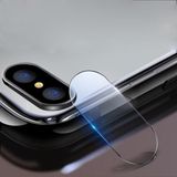 Merkloos Voor iPhone 8 Plus / 7 Plus 9D Transparante achteruitrijcamera Lensbeschermer Gehard glasfilm