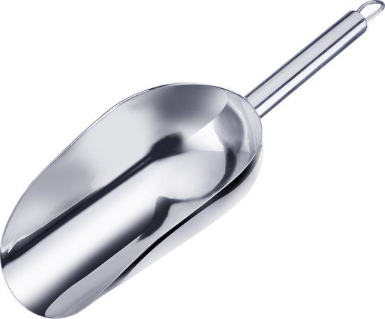 Westmark Afweeg-/voederschep, inhoud: 400 ml (ca. 500 g meel), roestvrij staal, Halia, zilver, 91062270