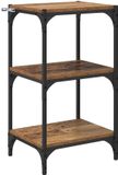 vidaXL Boekenkast Oud hout 40 x 33 x 70.5 cm Geëngineerd Hout en IJzer
