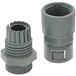 HELU 903468 HSSV-ZE M Fixation de tuyau Noir M20 Droit 1 pièce(s)
