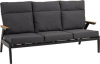 LES Loungebank Florence Alu - Antraciet