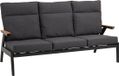 LES Loungebank Florence Alu - Antraciet