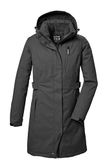 Killtec KOW 303 Dames Parka - Dames Parka - Anthracite Melange - Maat 38