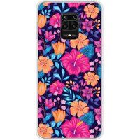 Xiaomi Redmi Note 9S Fleurs exotiques bedrukt siliconen hoesje