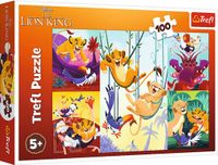 Trefl Disney Serie - Puzzle 100 Pièces - Dappere Koning Leeuw - Pour Enfants