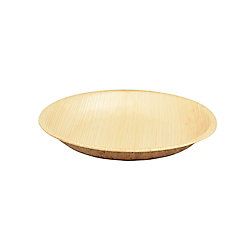 Papstar Pure Wegwerpborden - rond - hout - 18.5 cm