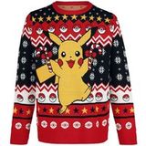 Pokémon Pikachu Heren Christmas jumper - meerkleurig - M