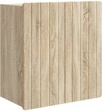 vidaXL Wandkast Sonoma Eiken 59 x 31 x 64 cm Bewerkt hout