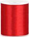Merkloos Hobby/knutsel satijnen sierlint - rood - 10 cm x 25 mtr - cadeau lint