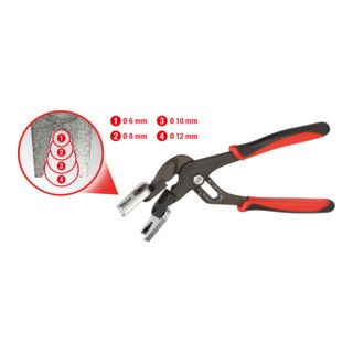 KS Tools perslucht snelkoppeling tang - 6-12 mm - 1 stuk