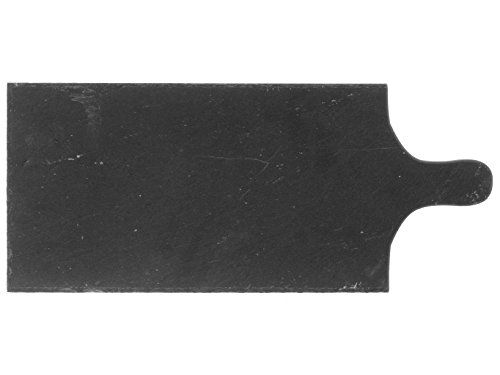 H Tagliere rettangolare con 1 manico in ardesia cm46,5x20