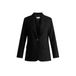 Base Level regular blazer zwart