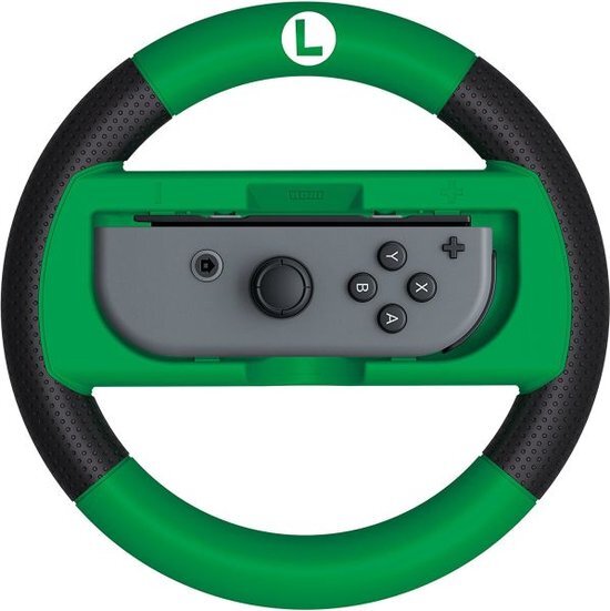 Hori Mario Kart 8 Deluxe Racing Wheel Luigi, Nintendo Switch