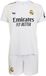 Real Madrid Maillot de football Domicile Nom Personnalisé - 2025-2026 - Tenue de football Enfants - Chemise et Short - Garçons et Filles - Taille 152