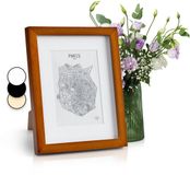 Casa Chic Fotolijst met passe-partout, 23 x 28 cm, Hout, Rozenhout