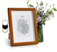 Casa Chic Fotolijst met passe-partout, 23 x 28 cm, Hout, Rozenhout