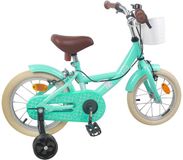 vidaXL Kinderfiets 14 Inch Zeegroen