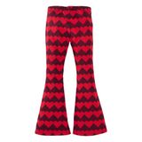Z8 kids flared broek Esther donkerrood/rood