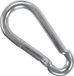KWON Karabijnhaak 80mm Staal Zilver Professionnel 8cm 3 mois de garantie