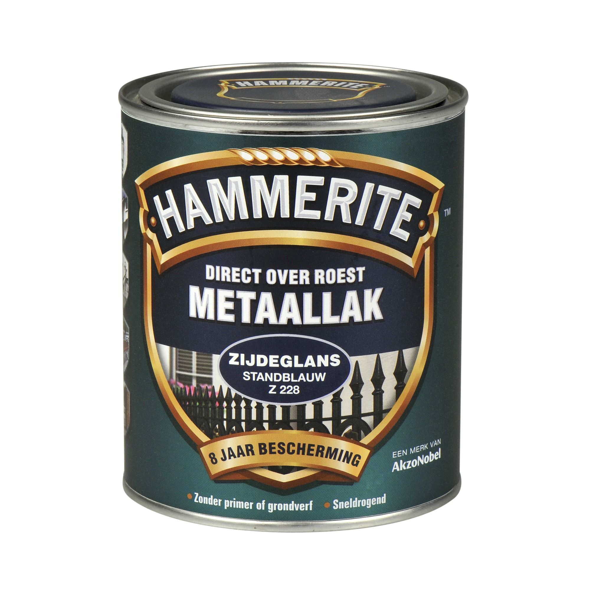Hammerite Metaallak Zijdeglans Stand Blauw 750ml