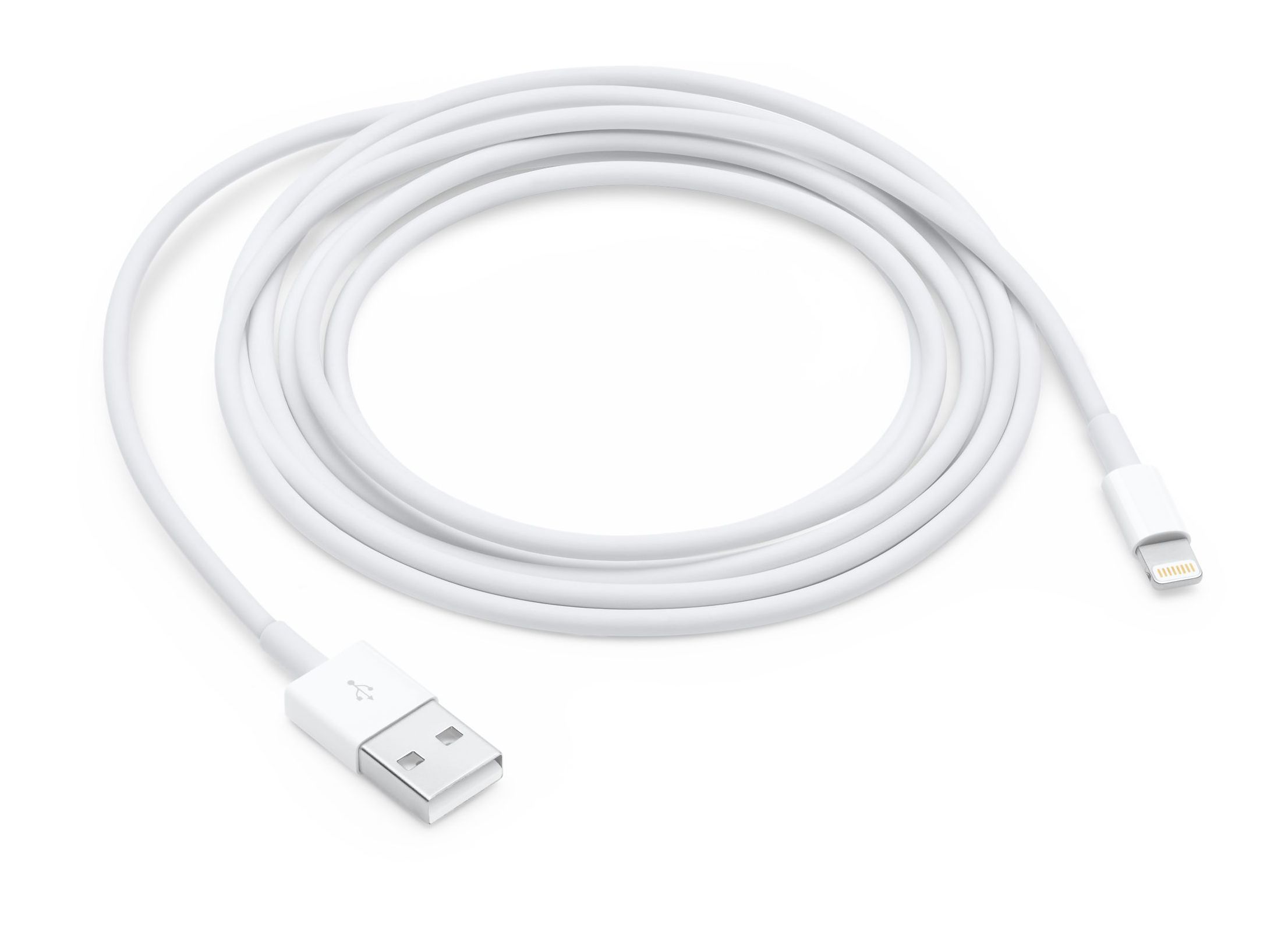 Apple Lightning naar USB Kabel - 2m - Wit