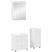 vidaXL Badkamermeubel Set TULUM Wit 60 x 34 x 63 cm Bewerkt Hout