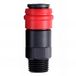M7 - Verbindingsstuk van composietmateriaal mannelijk R 1/2 inch, doorgang D 7,2 mm, voor EURO bit