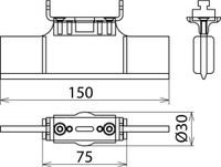 DEHN 785644 SE NH2 3 Blokkeerelement