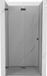 Mexen Lunar-F porte pliante douche gauche 65 cm, transparent, métal canon
